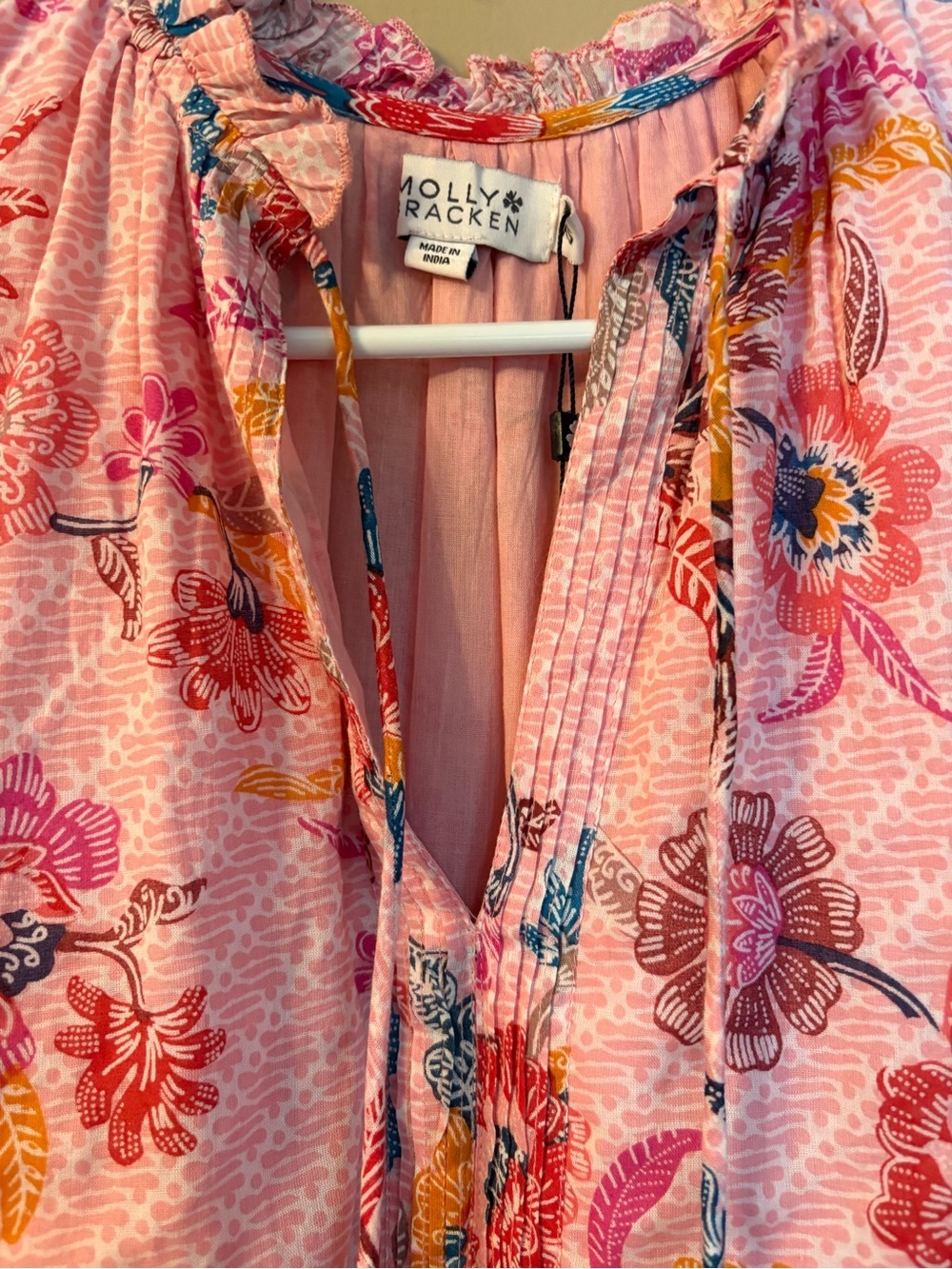 Molly Bracken Pink Alba Floral Tiered Maxi Dress - Picture 6 of 15